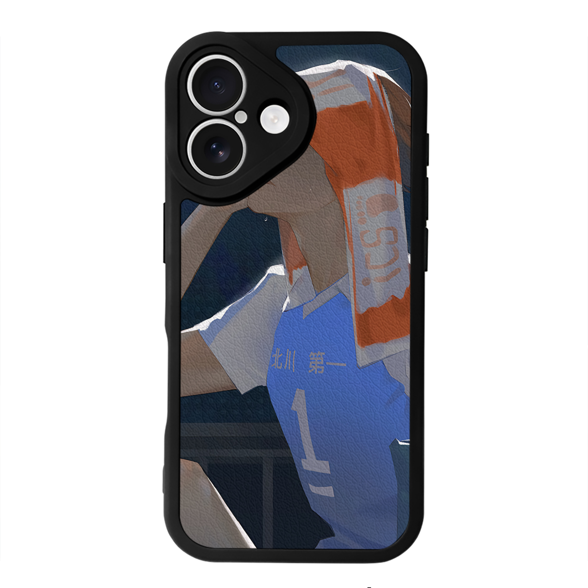 （画像用） ハイキュー!! Haikyu!! 【iPhone 16シリーズ対応】シリコンスマホケース（レザー調） 材質：シリコン
